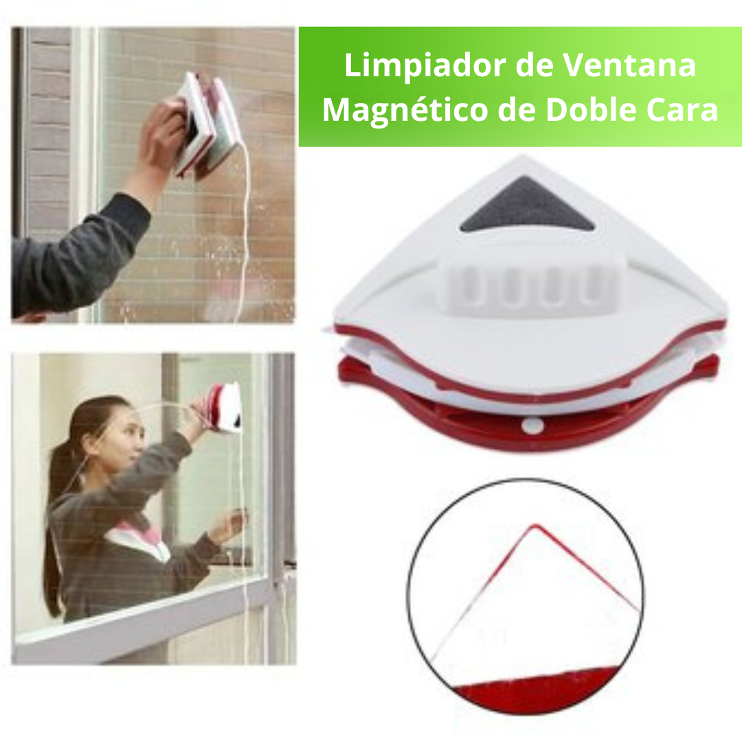 🧲 LIMPIADOR VENTANAS MAGNETICO DOBLE CARA 💦