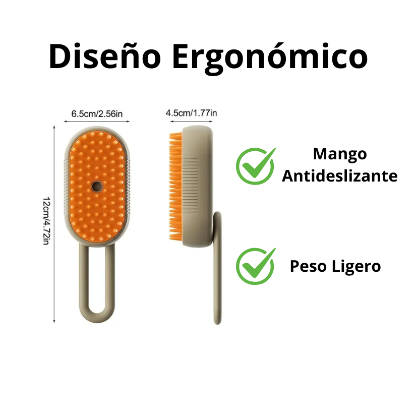 CEPILLO DE VAPOR CON MANGO