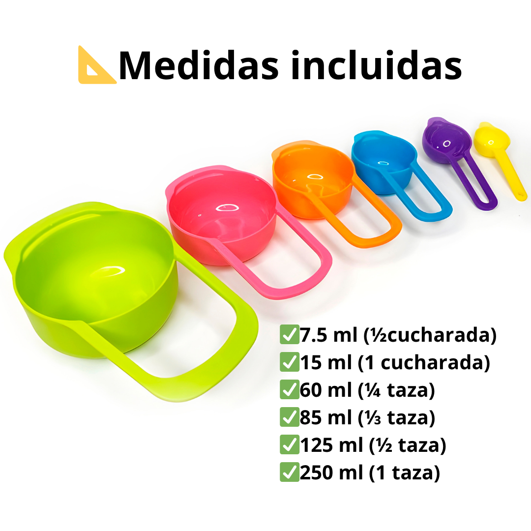 SET CUCHARAS MEDIDORAS PARA COCINA