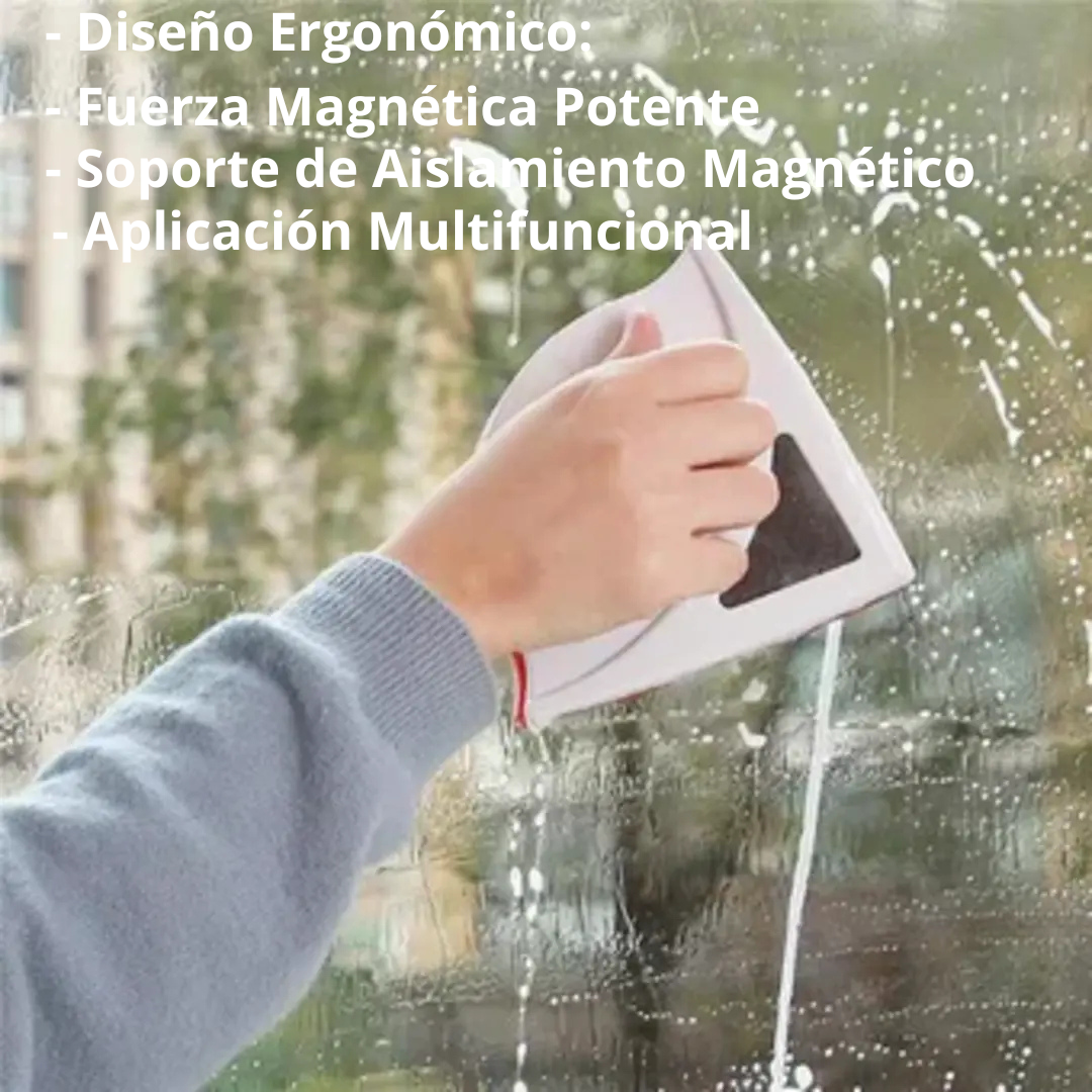🧲 LIMPIADOR VENTANAS MAGNETICO DOBLE CARA 💦