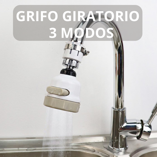 GRIFO GIRATORIO 3 MODOS DE FLUJO