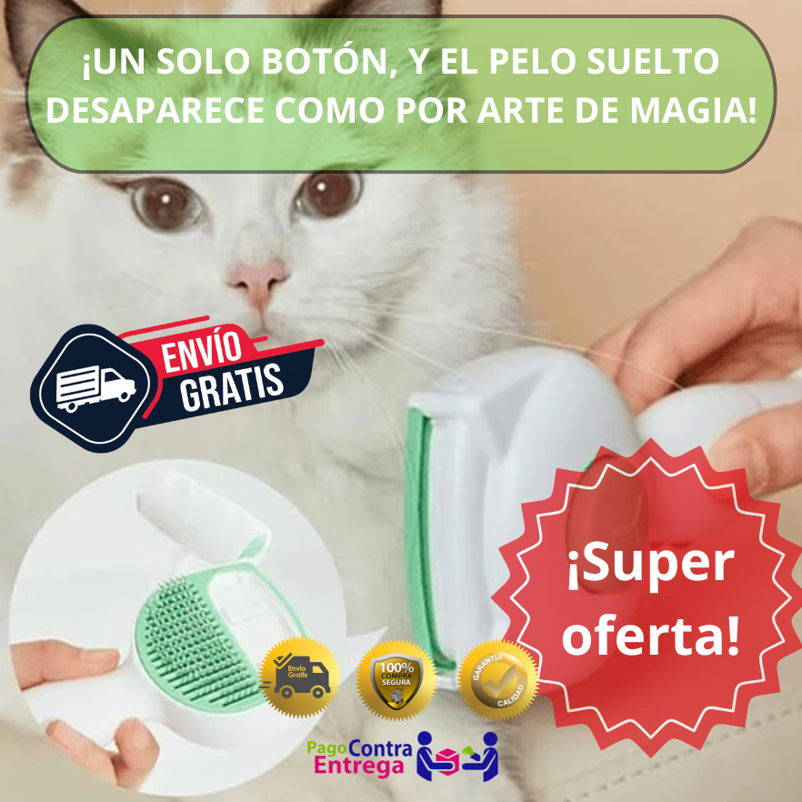 CEPILLO PARA MASCOTAS TIPO VORTICE