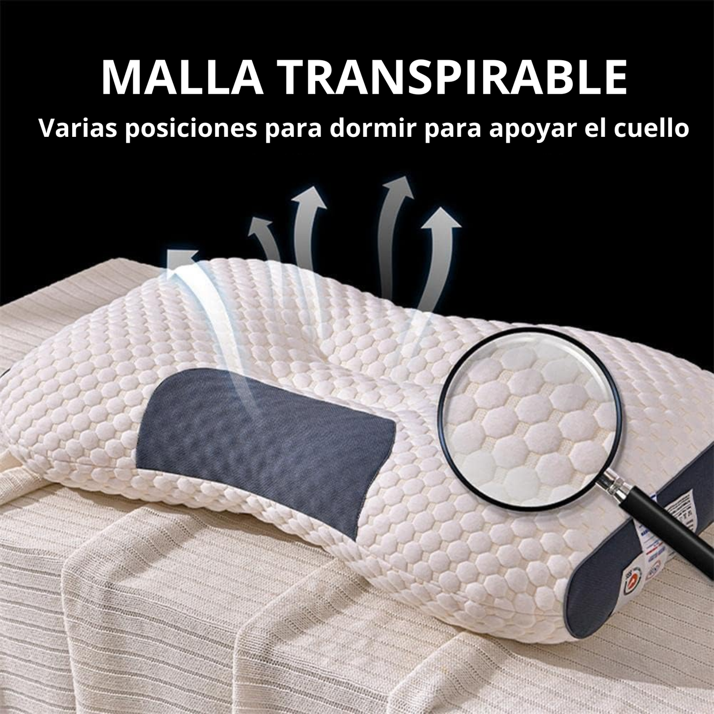 ALMOHADA CERVICAL ORTOPEDICA MEMORIA 3D