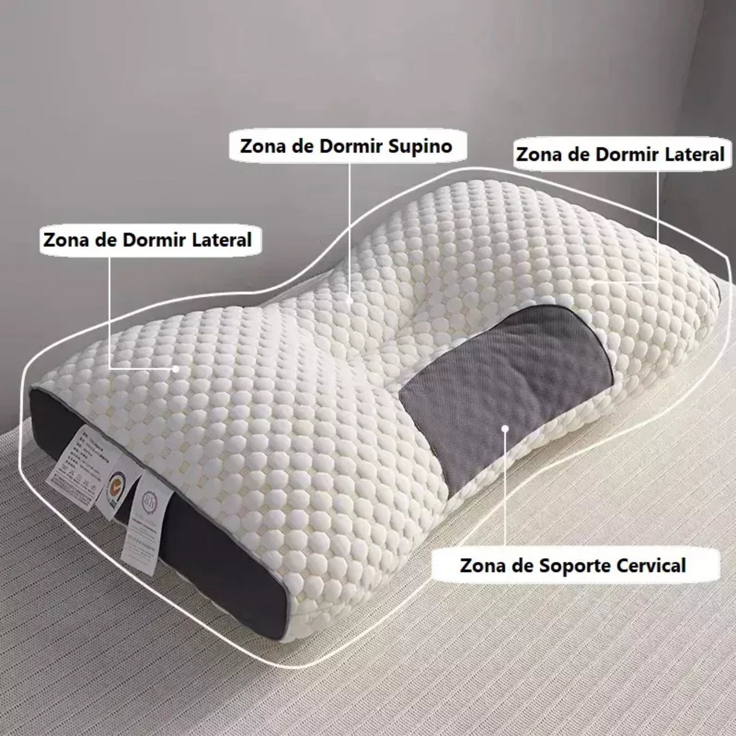 ALMOHADA CERVICAL ORTOPEDICA MEMORIA 3D