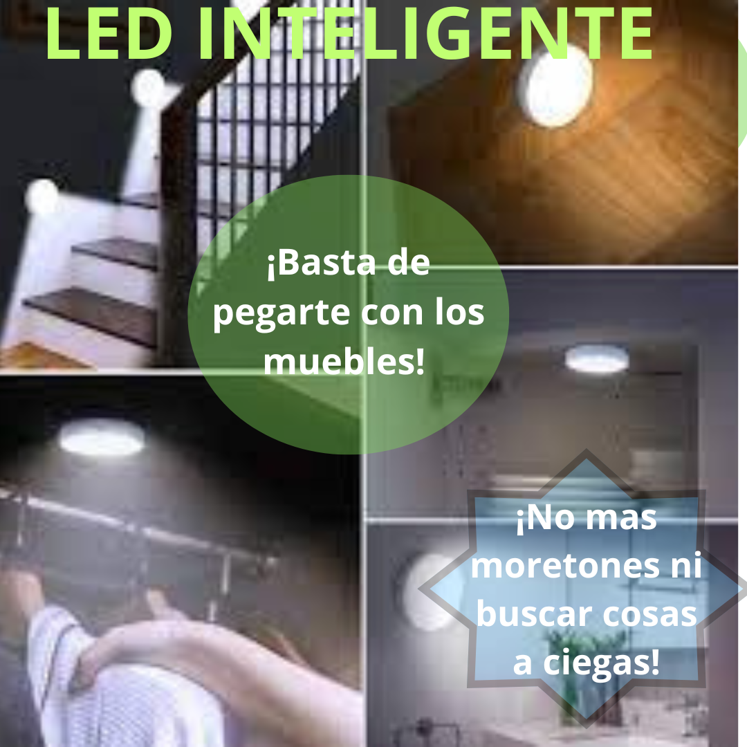LÁMPARA LED CON SENSOR DE MOVIMIENTO