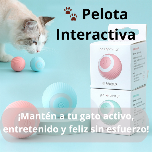PELOTA RECARGABLE INTERACTIVA PARA MASCOTAS