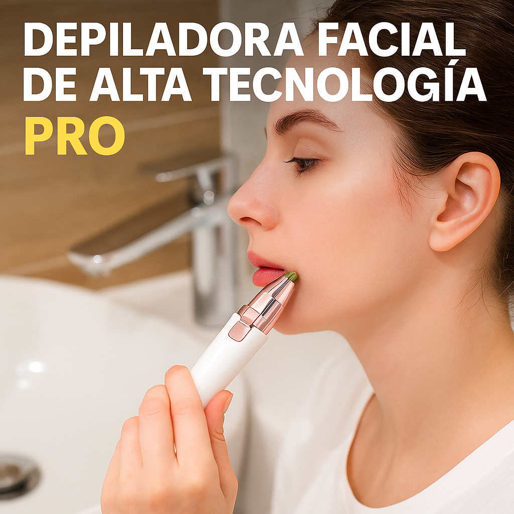 DEPILADORA FACIAL DE ALTA TECNOLOGÍA