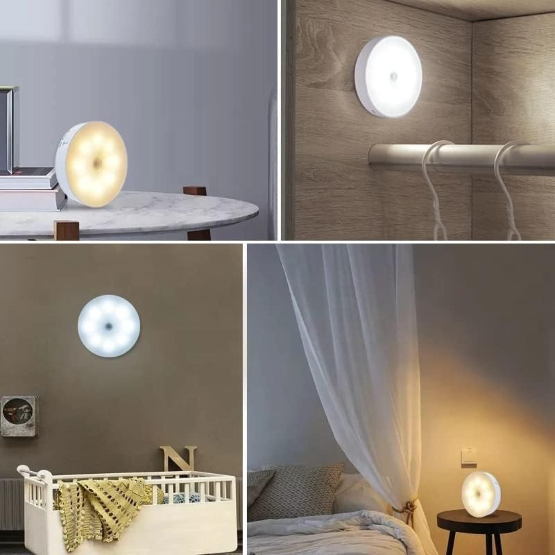 LÁMPARA LED CON SENSOR DE MOVIMIENTO