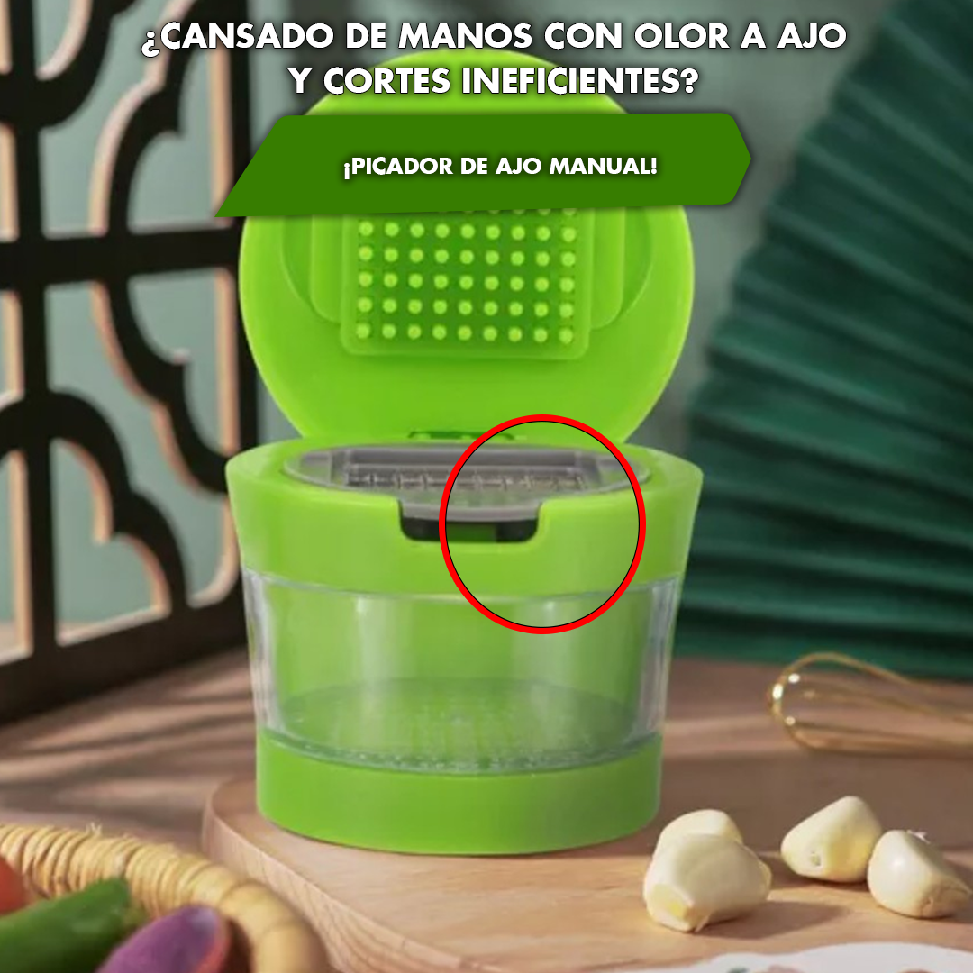 PICADOR DE AJO MANUAL