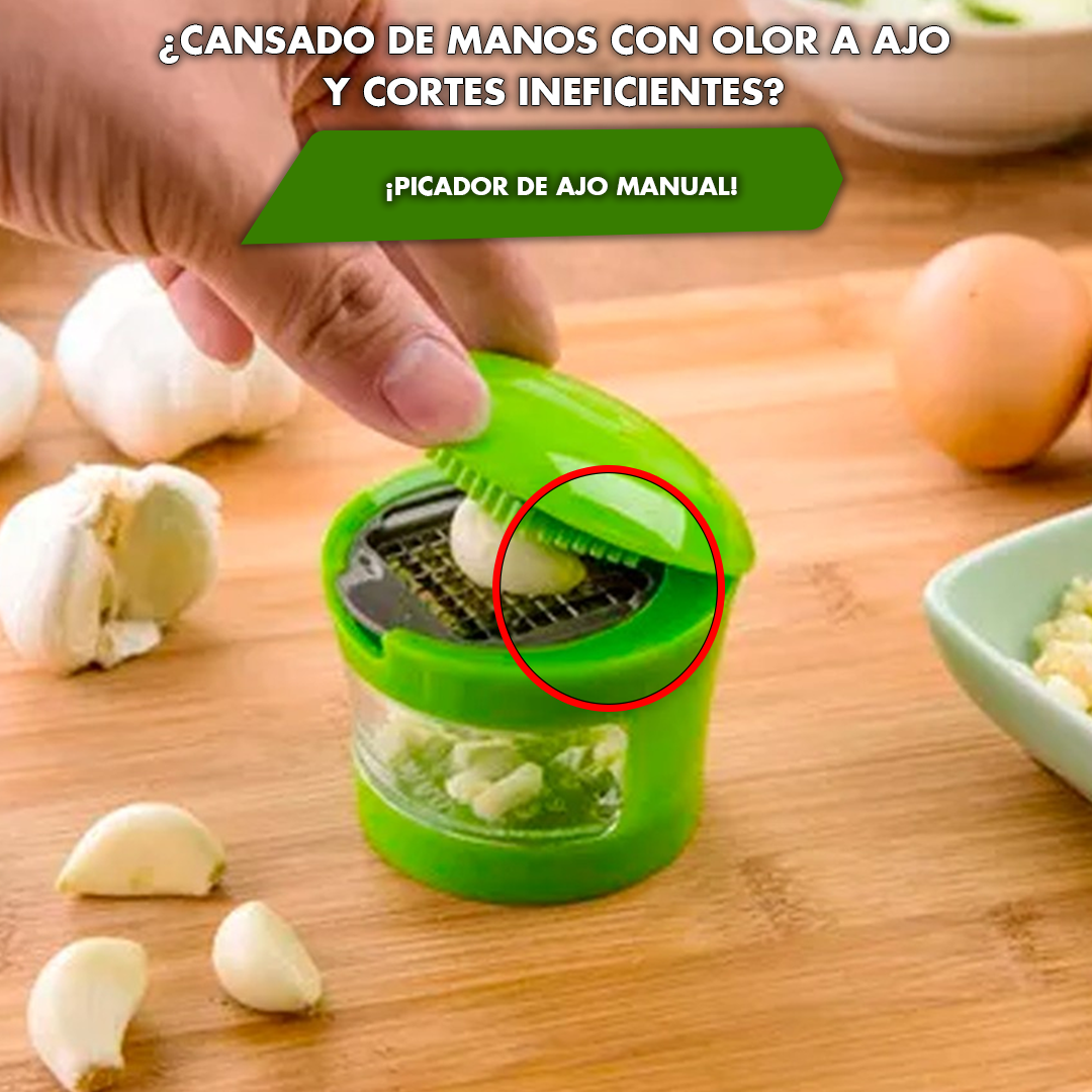 PICADOR DE AJO MANUAL